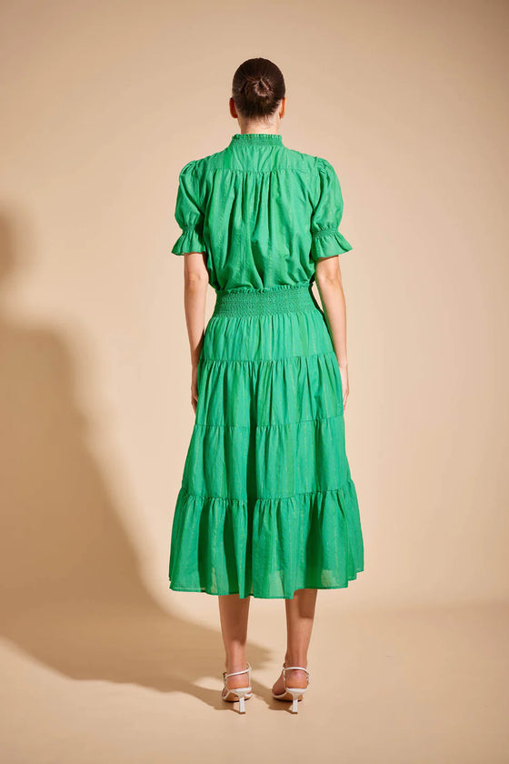 Alessandra - Amaretti Skirt Stripe - Green