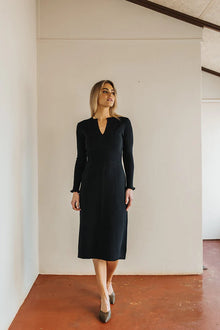  Iris & Wool - Kennedy Rib Dress - Black